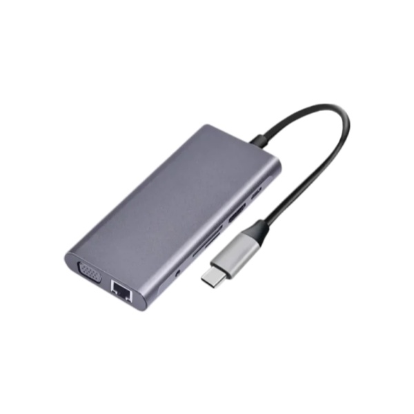 10 ports USB C Hub 10 in 1 USB 3