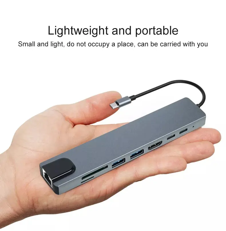 8 in 1 4K HDMI USB C Hub (9)