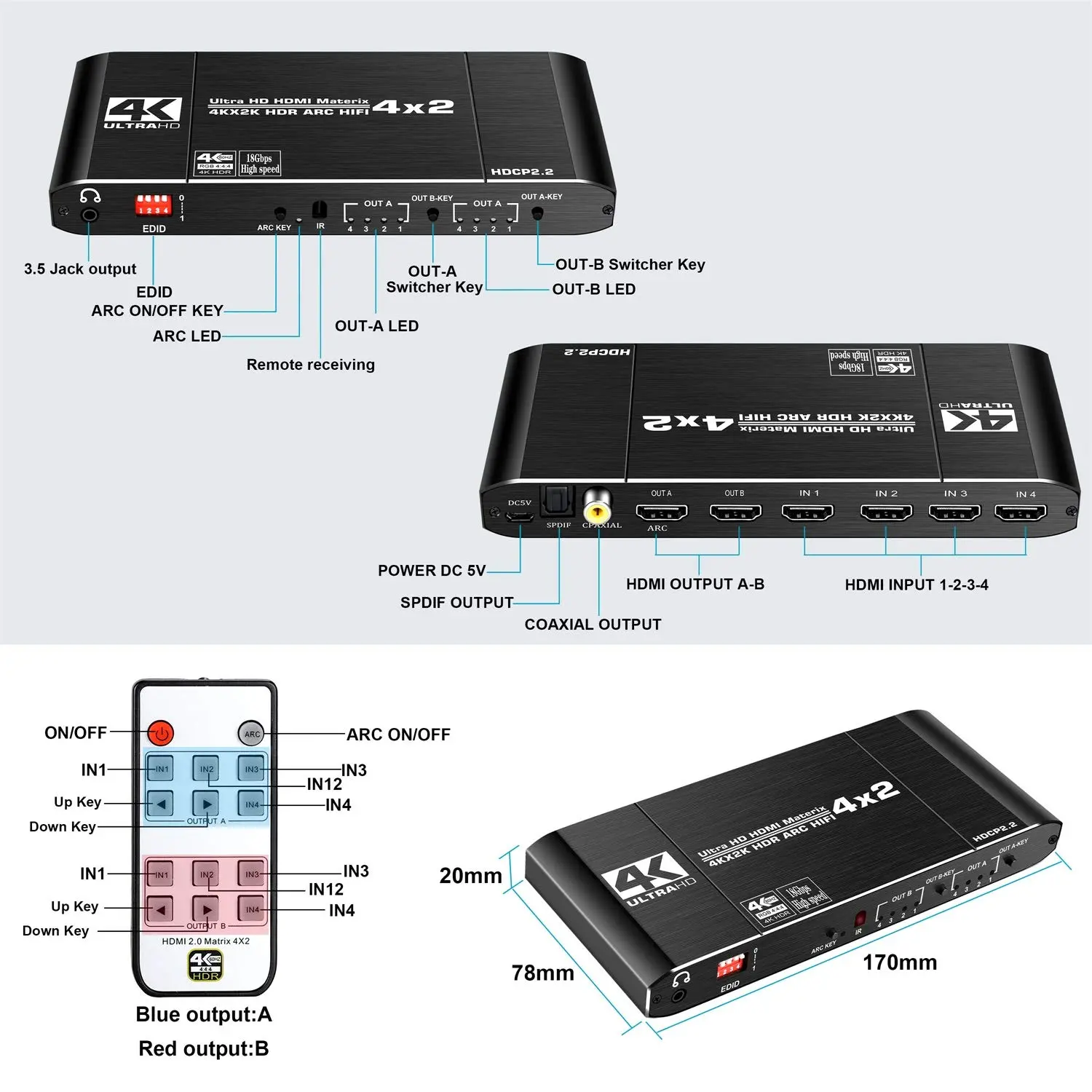 4K HDMI Matrix 60HZ (10)