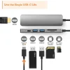 5 in 1 USB Type C Hub
