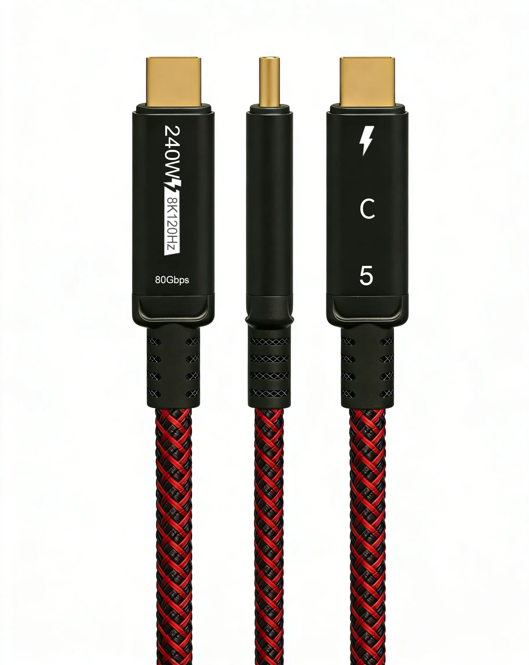 USB4 V2.0 16K 240W C to C Fast Charging Cable (Coaxial Model)_1