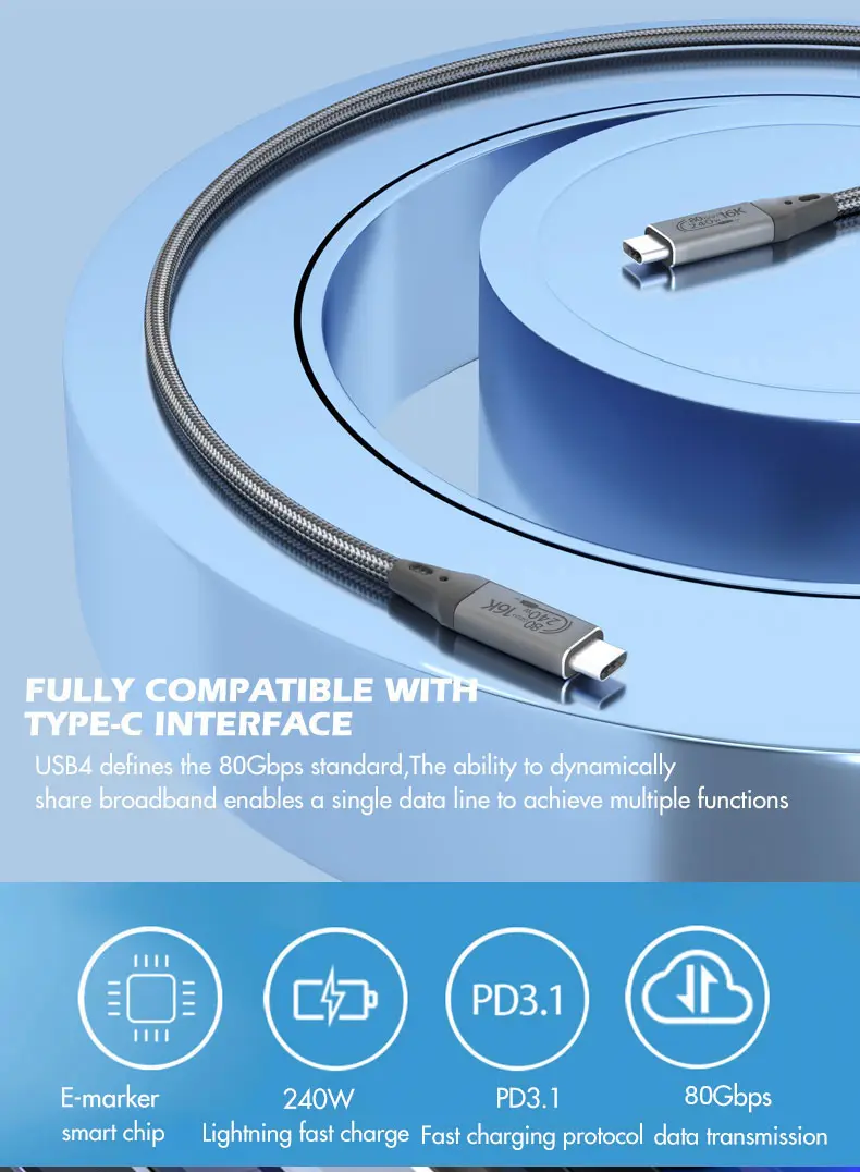 USB4 V2.0 C to C Fast Charging Cable_1