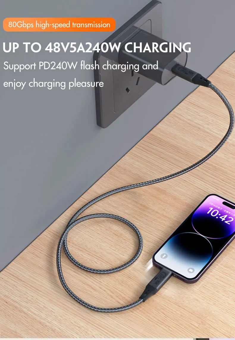 USB4 V2.0 C to C Fast Charging Cable_2