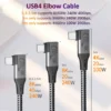 USB4 C to C Cable Fast Charge Cable (90°angle)_2