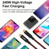 USB4 V2.0 16K 240W C to C Fast Charging Cable (Coaxial Model)_3