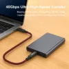 USB4 V2.0 (16K 240W 80Gbps) C to C Fast Charging Cable (Coaxial Model)_4