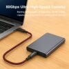 USB4 V2.0 16K 240W C to C Fast Charging Cable (Coaxial Model)_4