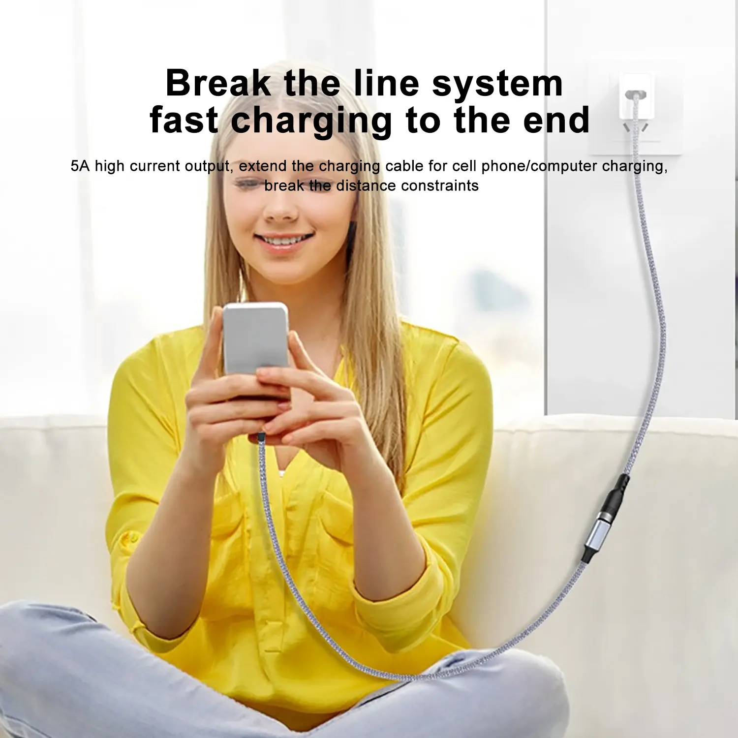 USB4 V2.0 C to C Fast Charging Cable (Male to Female)_4