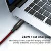USB4 V2.0 16K 240W C to C Fast Charging Cable (Coaxial Model)_5