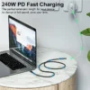 USB4 8K 240W C to C Fast Charging Cable (Male to Female)_4
