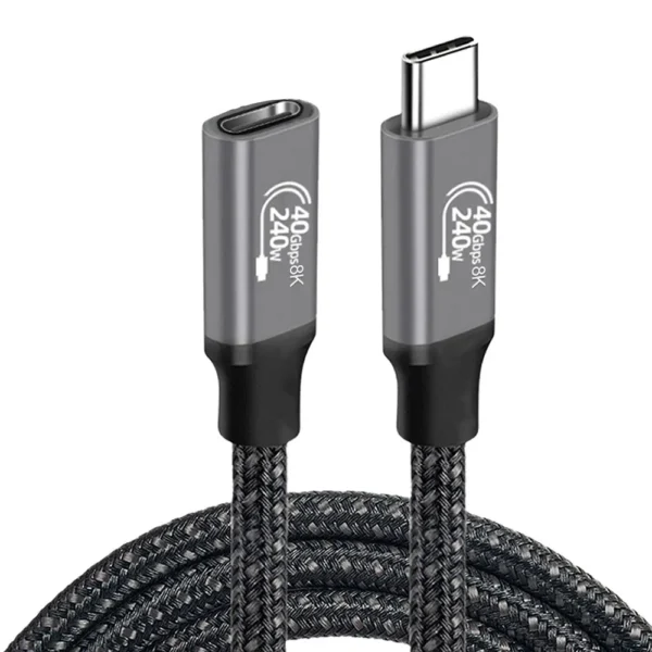 USB4 8K 240W C to C Fast Charging Cable (Male to Female)_7