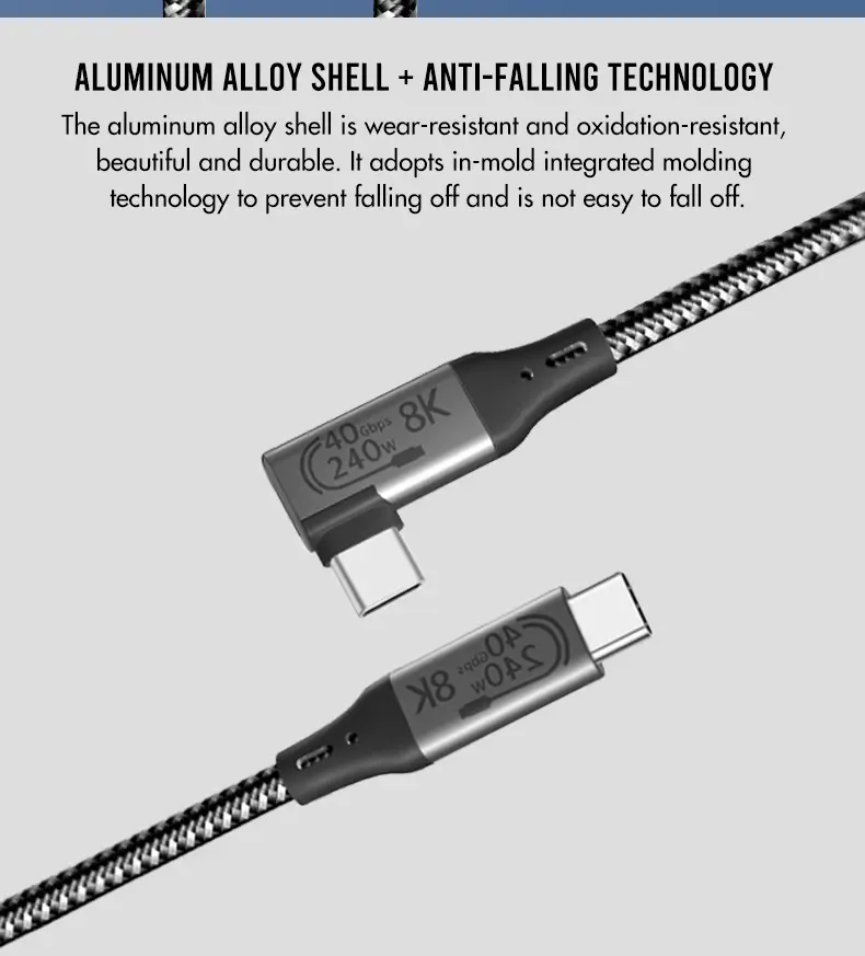 USB4 C to C Cable Fast Charge Cable (90°angle)_6