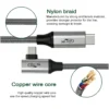USB-C 3.2 Gen2 8K 240W C to C Data Cable(90° Degree)_04