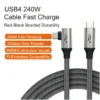 USB-C 3.2 Gen2 8K 240W C to C Data Cable(90° Degree)_01