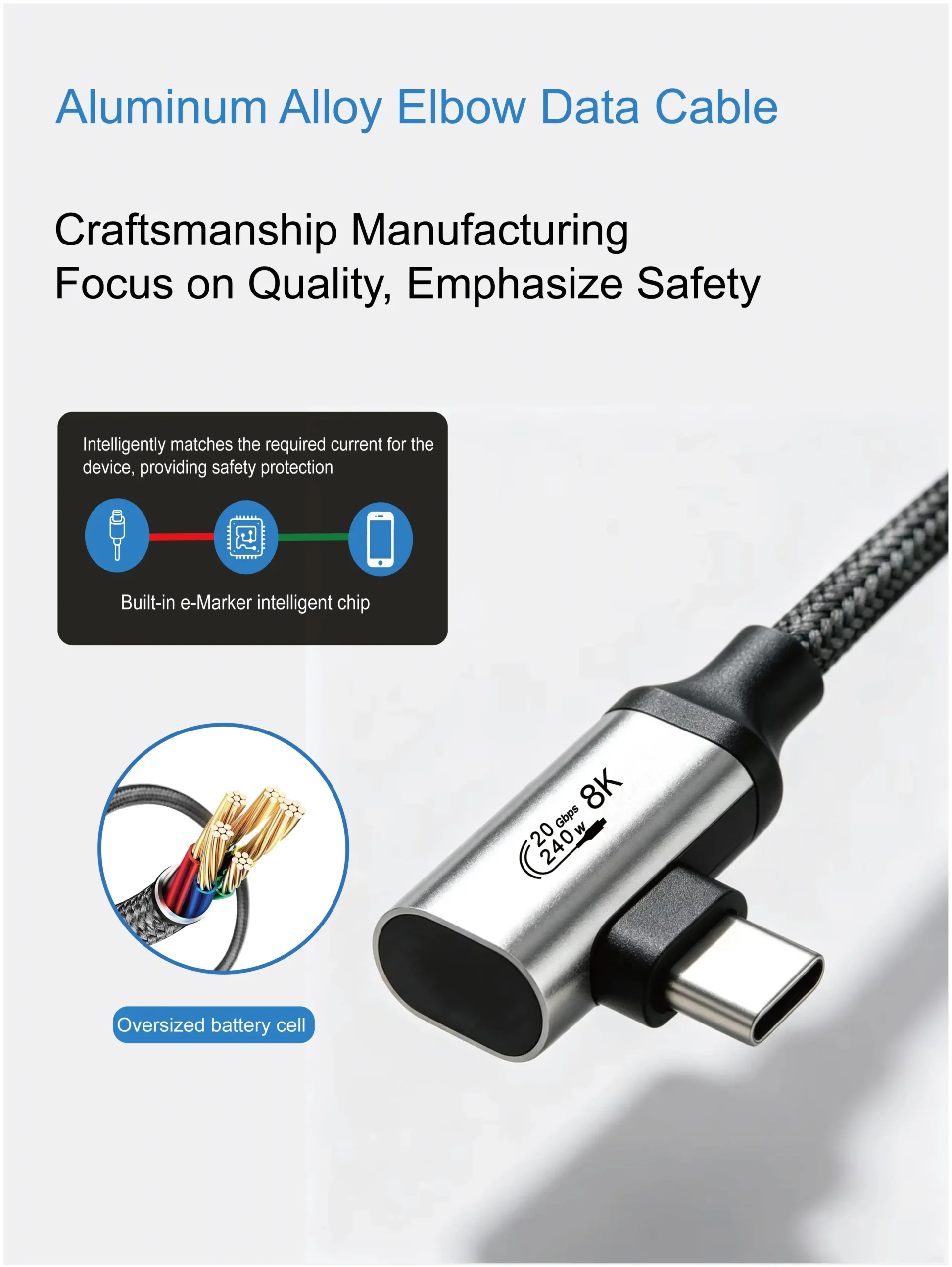 USB-C 3.2 Gen2 8K 240W C to C Data Cable(90° Degree)_04
