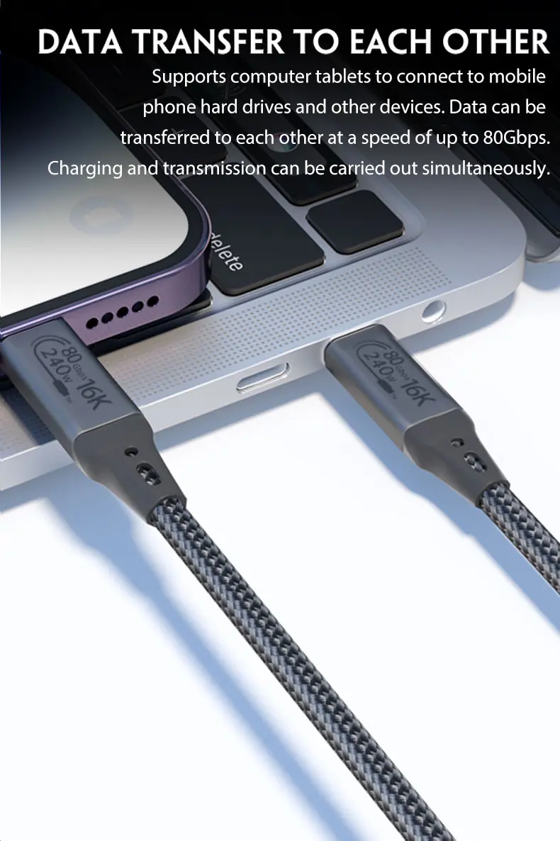 USB4 V2.0 C to C Fast Charging Cable_3