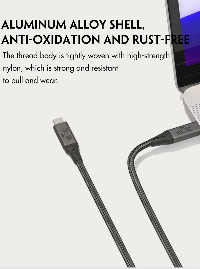 USB4 8K 240W C-C Fast Charging Cable_4