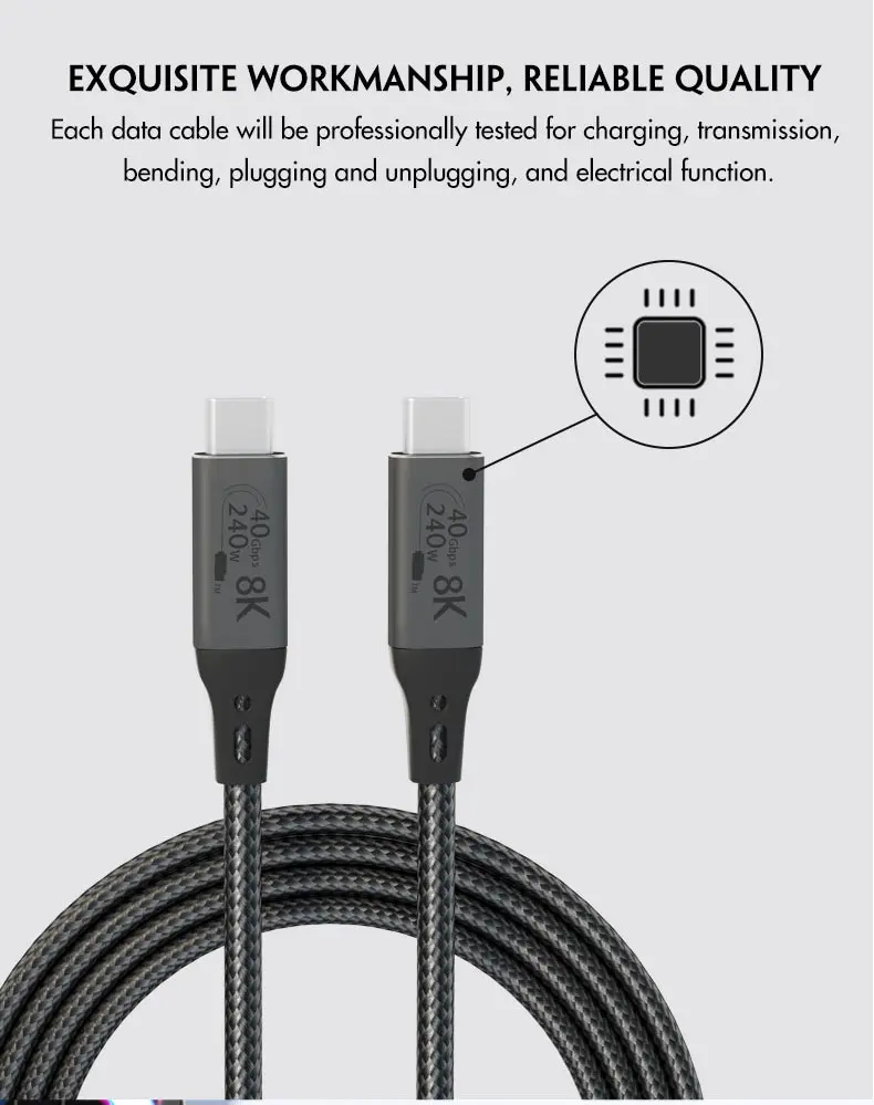 USB4 8K 240W C-C Fast Charging Cable_5