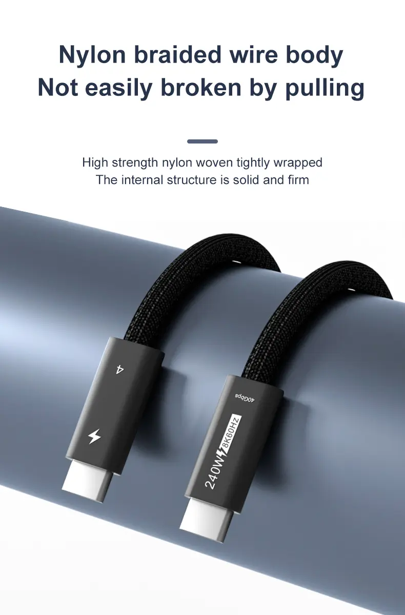 Thunderbolt4 USB 8K 240W C to C Fast Charging Cable_2