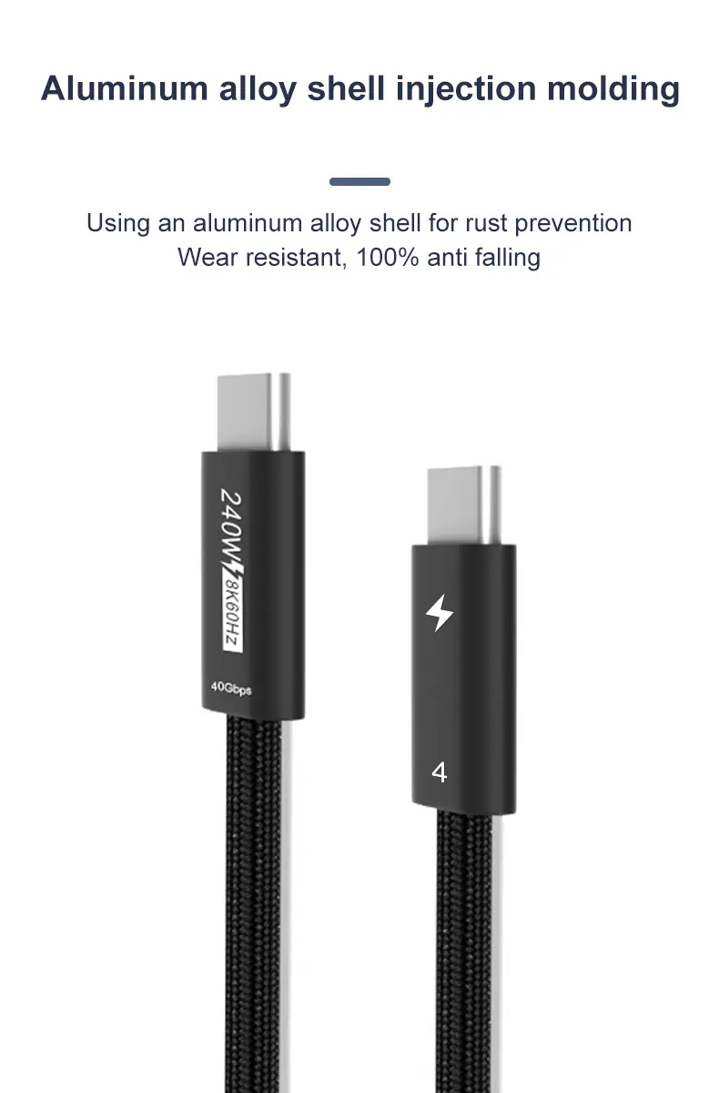 Thunderbolt4 USB 8K 240W C to C Fast Charging Cable_5